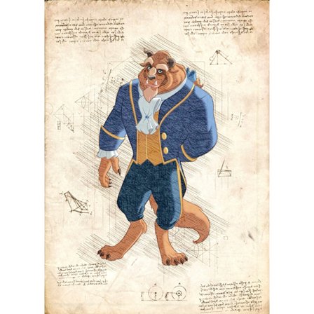 A3 Print - Disney - Beauty and the beast