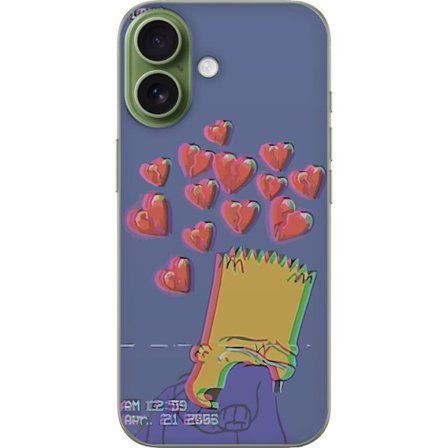 Kompatibel Mobilcover til Apple iPhone 17 Bart Simpson