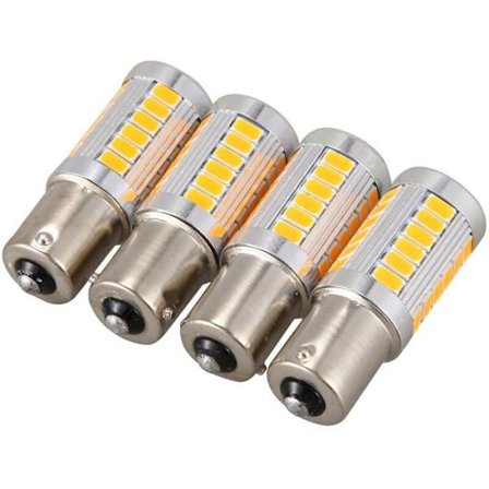 Kpl 1156Py Bau15S Py21W Led 33 Smd Auton Takavalo Vilkku Jarru Peruutusvalo Polttimo Y PZCC