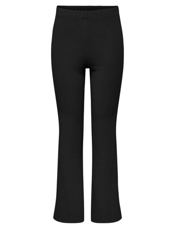 Kogfever Rib Flared Pants Cp Jrs Noos Black Kids Only