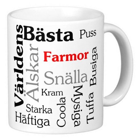 Mugg - Världens bästa farmor
