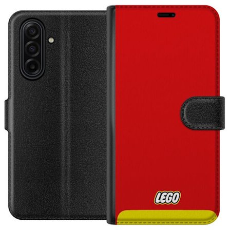 Kompatibelt Plånboksfodral till Samsung Samsung Galaxy A17 5G Lego Röd Gul Poster Byggklossar Officiell Logotyp Leksaker Retro Vintage Design Klassi