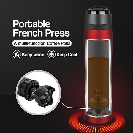 Vakuumisoleret Kande i Rustfrit Stål Kreativ Cafeteira