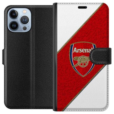 Kompatibelt Plånboksfodral till Apple Apple iPhone 13 Pro Max Moschino Toy teddybjörn med enkel tecknad design, brun björn med vit tröja och tydli