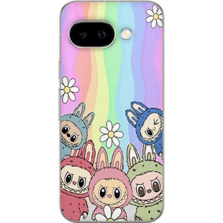 Kompatibelt Mobildeksel til Google Google Pixel 9a Regnbage