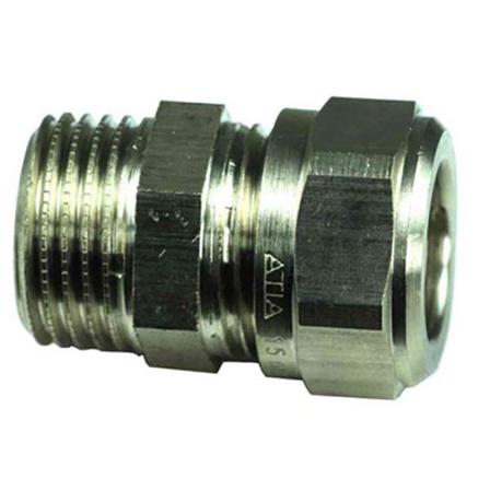 Gelia 3006123182 Klemringskobling lige, kobber-UTV gevind 16 x G15, messing, Installation