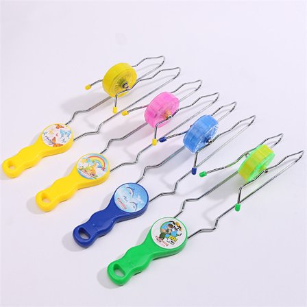 Retro Light Up Gyro Wheels Set for Kids- Inkluderer 4, 8.5 Inch Rail Twisters