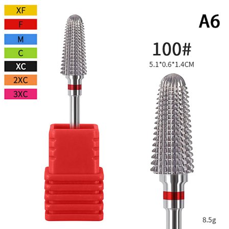 Skaft Tungsten stål Nagelborrfil för elektrisk manikyr