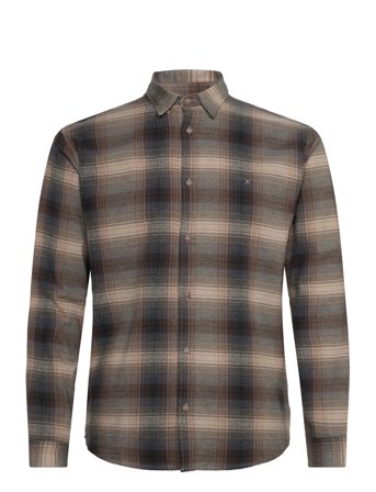 Dylan Checked Flannel Shirt Patterned Clean Cut Copenhagen