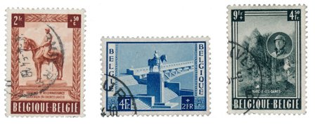 Belgien 1954 - OBP 938/40 - Stemplet