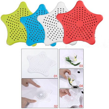 2 stk silikon kjøkkenvaskfilter, vaskefilter med su