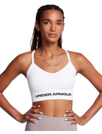 Under Armour Vanish Seamless Low Bra - White - XL
