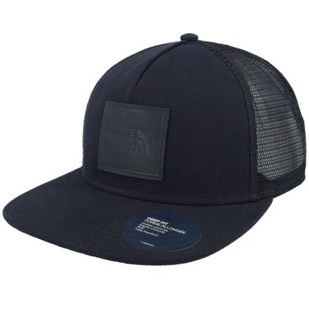 The North Face - Svart trucker Keps - Half Dome Canvas Black A-Frame Trucker Snapback @ Hatstore
