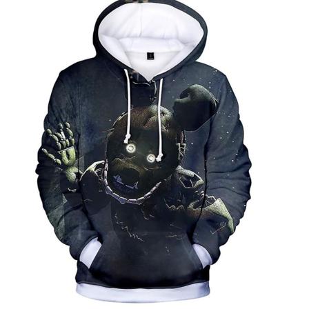 Lapset Pojat Tytöt Viisi yötä Freddyn casual hupparit Fnaf hupullinen villapaita Topit Lahjat style 5 M