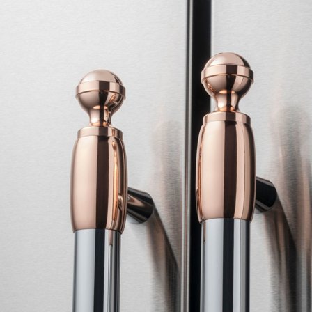 Bertazzoni Dekorsats för kylskåp/diskmaskin, koppar | Vitvaror > Diskmaskiner | Bagaren och Kocken