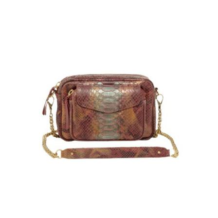 Claris Virot Tas , Bruin , Dames , Maat: ONE Size Schoudertassen
