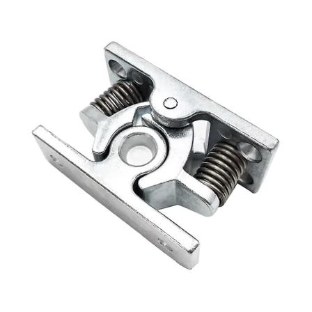 1 stk Fjederbelastet dør Nem lås Stop Fængsel Udløserklemme Dobbelt rullelås (mp-3) Cy