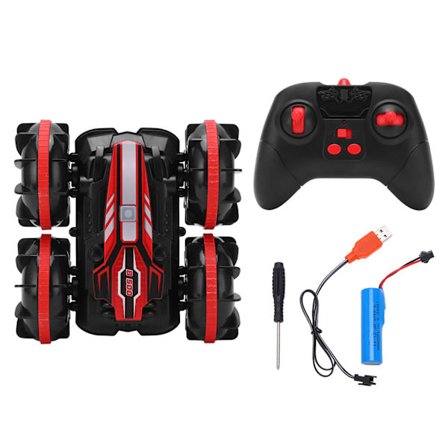 Amfibisk fjernstyrt bil 2.4G RC Poolbåtbil med saltfunksjon for vannlandbasseng 8+ barn