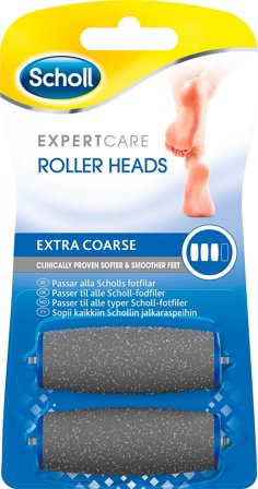 Scholl Refill Velvet Smooth Extra Coarse 2 stk, Skincare, Fodpleje, Fodfile