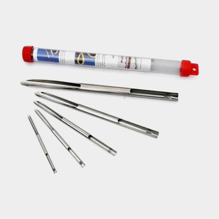 Aiguilles à épisser Selma, pour doublebraided 6 - 30 mm, 5 -pack (4 mm + 5.5 mm + 7.5 mm + 10 mm + 13 mm)