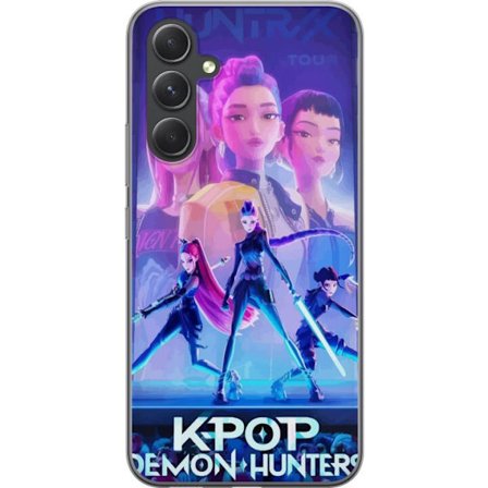Kompatibelt Mobilskal till Samsung Samsung Galaxy A55 Trendiga KPop Demon Hunters docka figur