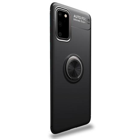 Samsung Galaxy S20 - Gennemtænkt cover med ringholder Svart