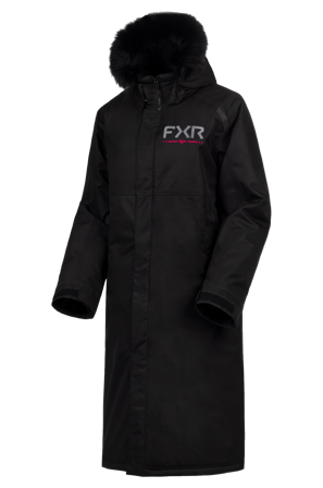 FXR Warm-Up Coat Women's Snow Jacket 26 Black/Razz XL