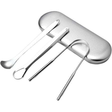 3st rostfritt stål metall fräsch tungverktyg tungborste