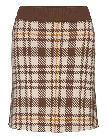 Rodebjer Tendai Eco Check Brown RODEBJER