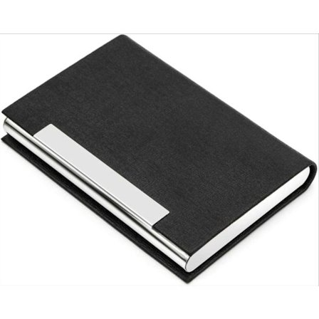 2 Pak Visitkort Holder, Visitkort Etui Professionel PU