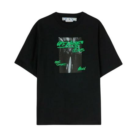 Off White T-Shirts Sort, Herre, Størrelse: XL