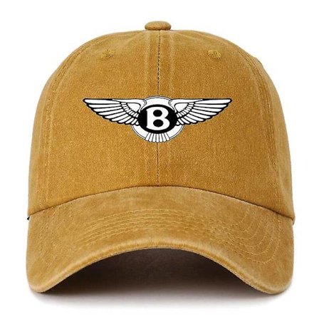 Bentleys Solid Washed Denim Baseball Cap Vintage Unisex Bomulds Sport Hat Udendørs Blød Top Åndbar Alsidig Solskærm Caps (FMY)