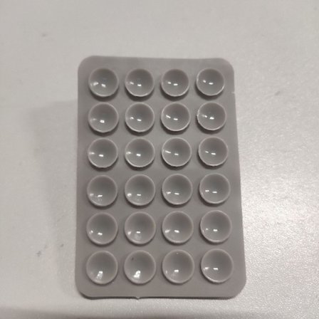 6 stk. Silikon Suttekopper til Telefonbeskyttelsesetui, Silikon Telefonbeskyttelsesetui Holder Matte til Selfies og Videoer, Anti-slip Håndfri 