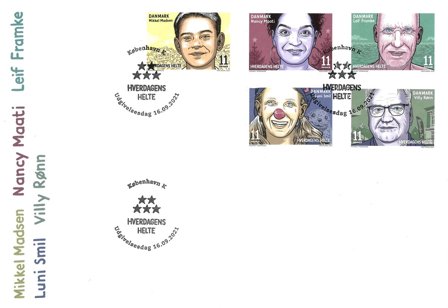 Danmark 2021 - Hverdagens helte - Førstedagskuvert