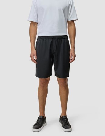 Shaping New Tomorrow - Tech Linen Elastic Shorts - Black - Herre - 34/