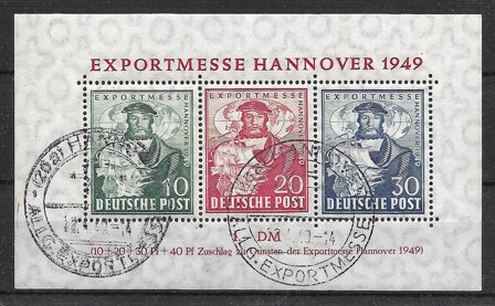 Hannover 1949 - AFA 103 - 105 - Stemplet