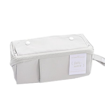 Lynlås Pencil Taske Papiretui GRÅ