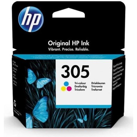 HP 305 ægte tricolor blækpatron (3YM60AE) til HP DeskJet 2300/2700/2810/4222/4230/Plus4100, HP Envy 6000/Pro 6400