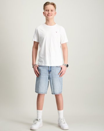 Abercrombie AFB LONG DENIM SHORT Hvit Shorts Gutt - Kids Brand Store
