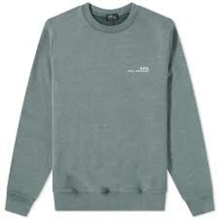A.p.c. - Tröjor - Grå - Herr - Storlek: L, Herr, Storlek: L