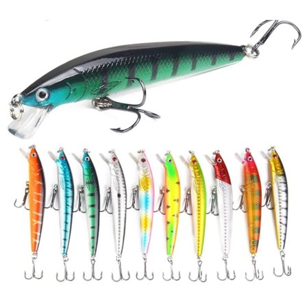 Minnow Bait - Fiskesluk for Ferskvann og Saltvann