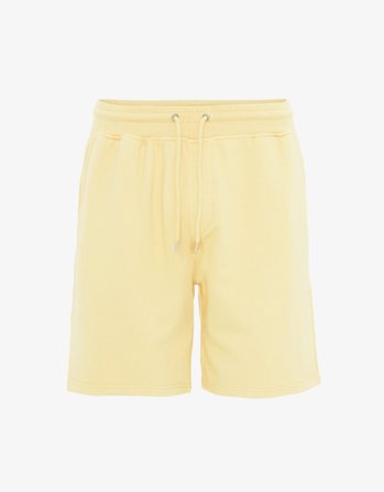 Classic Organic Sweatshorts - Soft Yellow - L