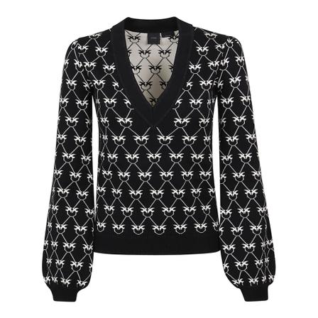 Pinko, Knitwear Czarny, Kobieta, Rozmiar: M