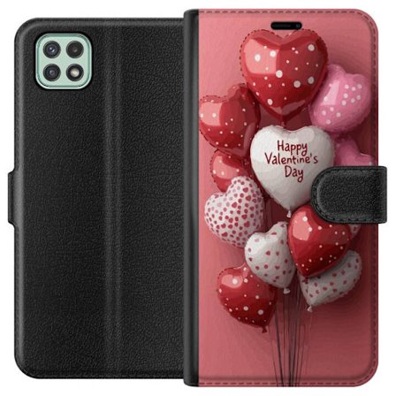 Kompatibelt Plånboksfodral till Samsung Samsung Galaxy A22 5G Valentinballonger