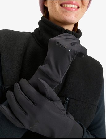 Roxy Hydrosmart Liner Gloves - Black - L