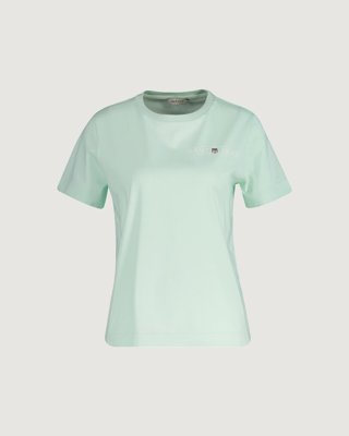 GANT - Shield grafisk t-skjorte til dame faded mint