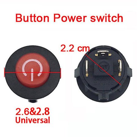 Sähköautot lapsille Sähköauton kytkin Leikkiauto Sähkömoottoripyörän kytkin Kaukosäätimellä ohjattava auton kytkin Moottoripyörän tarvikkeet