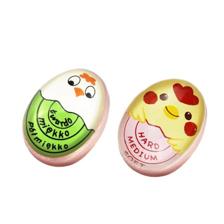 2 stk. æggekogningstimer, æggetimer, harpiks æggetimer, til madlavning (to farver)