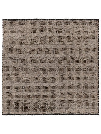 W Szachownicę Duży Arowana Dywan - Brunatny/Czarny 250X250 W Stylu Rustykalnym