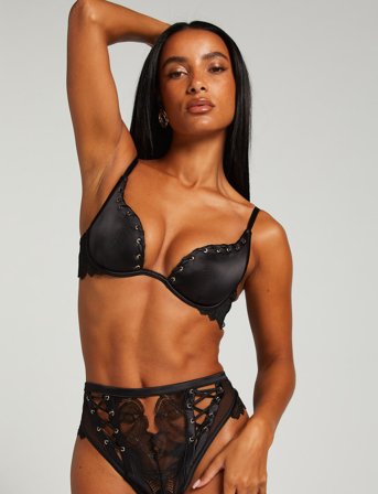 Hunkemöller Cierra Pp C&S - Black - D85 x 85